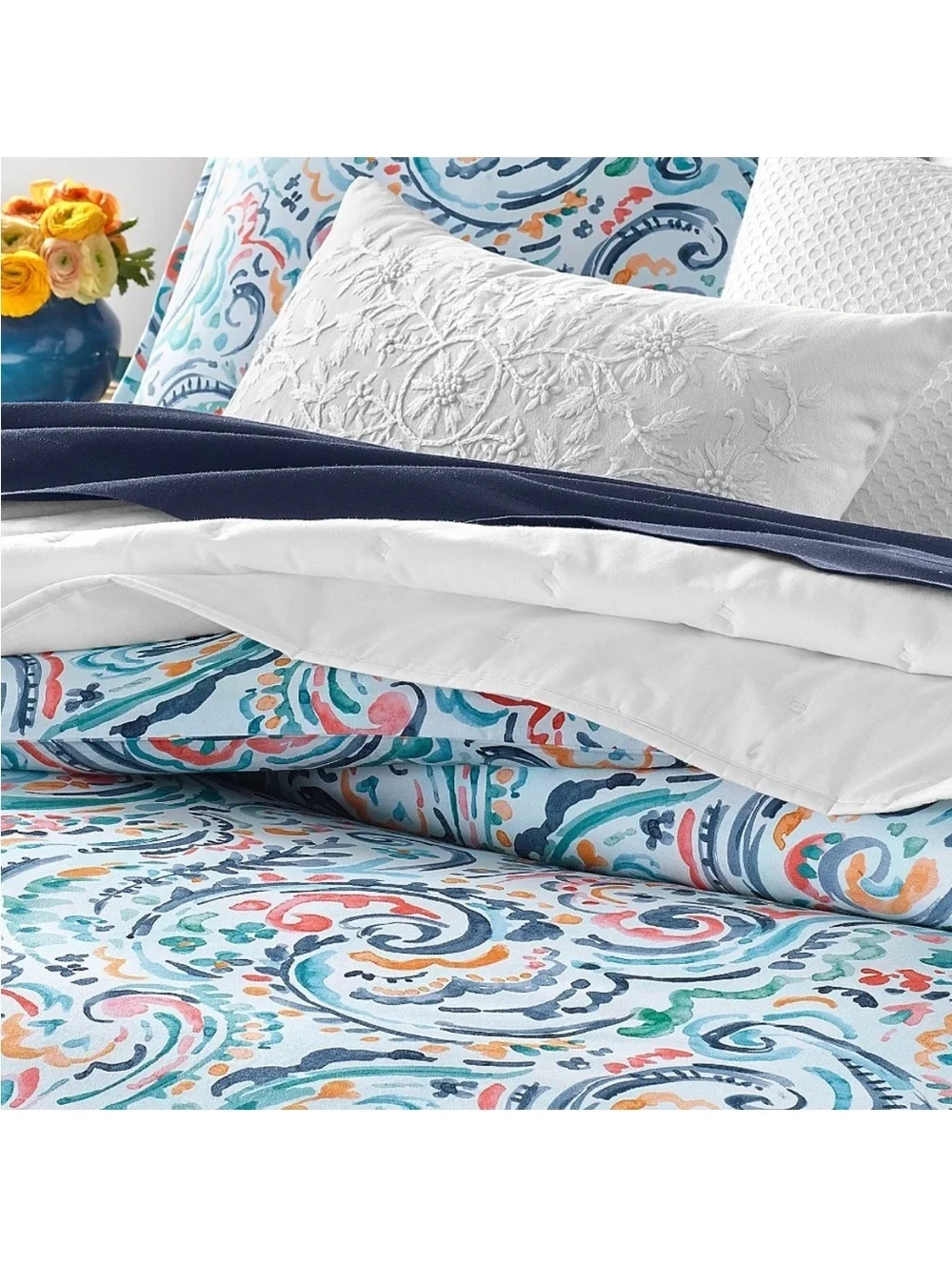 SKY Ophelia Full/Queen Duvet Cover Set & 2 Standard Pillow Shams NWT $295